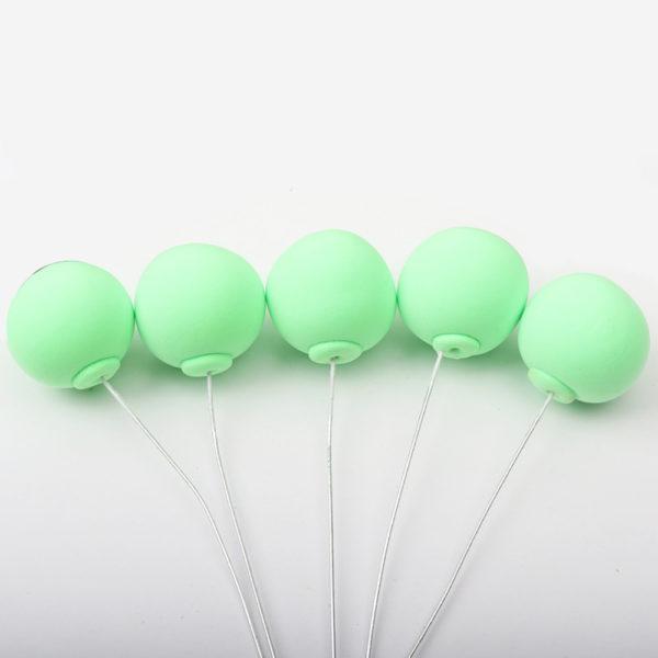 Cake topper Mini ballons vert