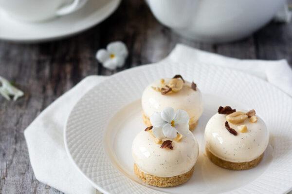 Entremet pommes caramélisées