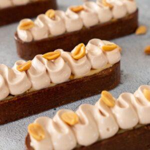 Tartelettes cacahouètes façon Snickers