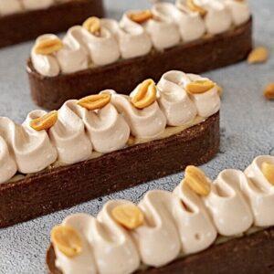 Tartelettes cacahouètes façon Snickers